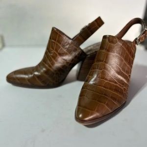 Vince Camuto Women's Block heel Brown Croc